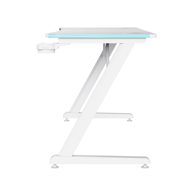 გეიმერული მაგიდა TRUST GXT709W LUMINUS RGB DESK WHITE 