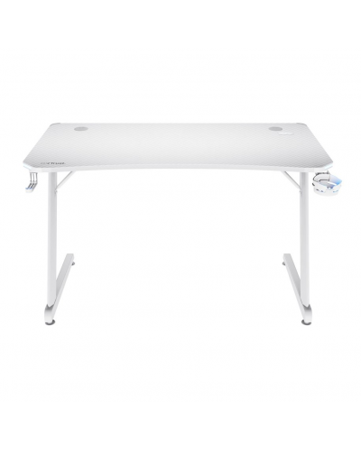 გეიმერული მაგიდა TRUST GXT709W LUMINUS RGB DESK WHITE 