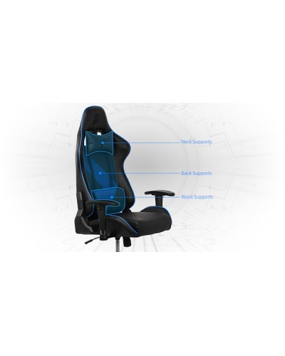 გეიმერული სავარძელი 1STPlayer S02-BK, Gaming Chair, Black