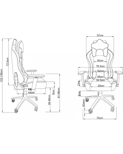 გეიმერული სავარძელი 2E 2E-GC-BAS-BKRD Gaming Chair Basan Black/Red