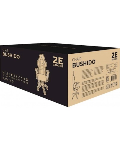 გეიმერული სავარძელი 2E 2E-GC-BUS-BKRD Gaming Chair Bushido Black/Red
