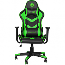 გეიმერული სავარძელი Marvo CH-106 GN, Gaming Chair, Black/Green