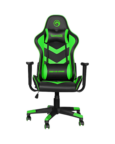 გეიმერული სავარძელი Marvo CH-106 GN, Gaming Chair, Black/Green