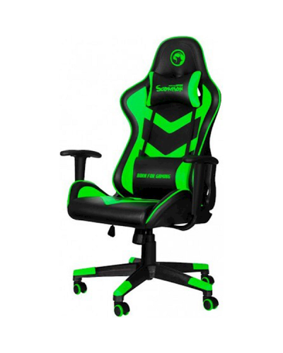 გეიმერული სავარძელი Marvo CH-106 GN, Gaming Chair, Black/Green