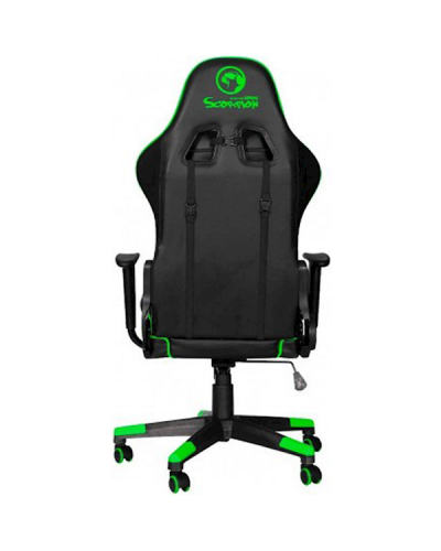 გეიმერული სავარძელი Marvo CH-106 GN, Gaming Chair, Black/Green