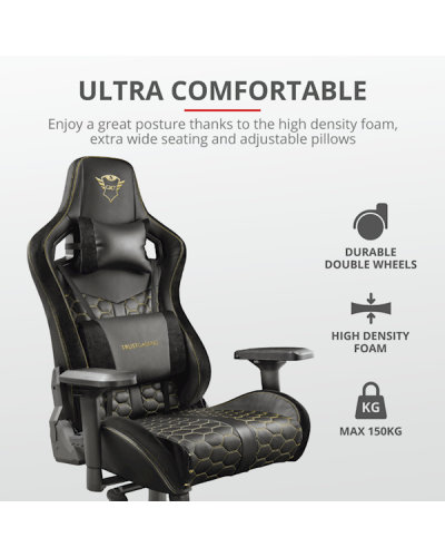 გეიმერული სავარძელი Trust GXT712 Resto ProChair Black