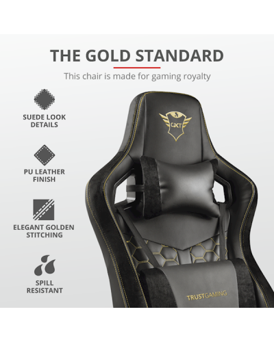 გეიმერული სავარძელი Trust GXT712 Resto ProChair Black