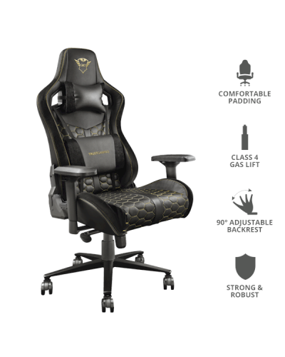 გეიმერული სავარძელი Trust GXT712 Resto ProChair Black