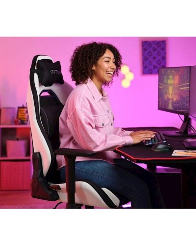 გეიმერული სავარძელი Trust GXT714W Ruya, Gaming Chair, Black/White