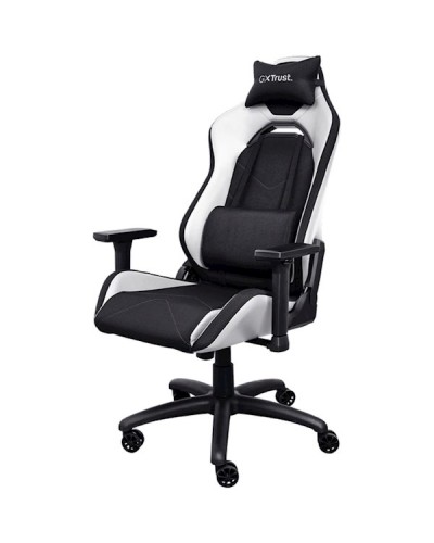 გეიმერული სავარძელი Trust GXT714W Ruya, Gaming Chair, Black/White