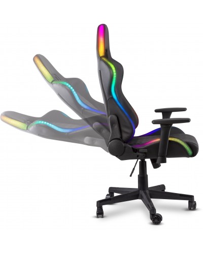გეიმერული სავარძელი Yenkee YGC 300RGB Stardust Gaming Chair - Black