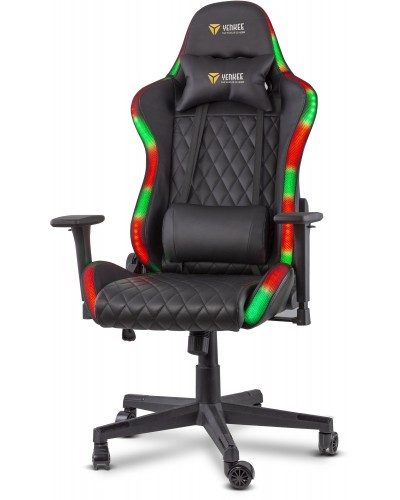 გეიმერული სავარძელი Yenkee YGC 300RGB Stardust Gaming Chair - Black