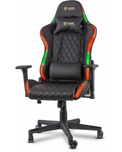 გეიმერული სავარძელი Yenkee YGC 300RGB Stardust Gaming Chair - Black