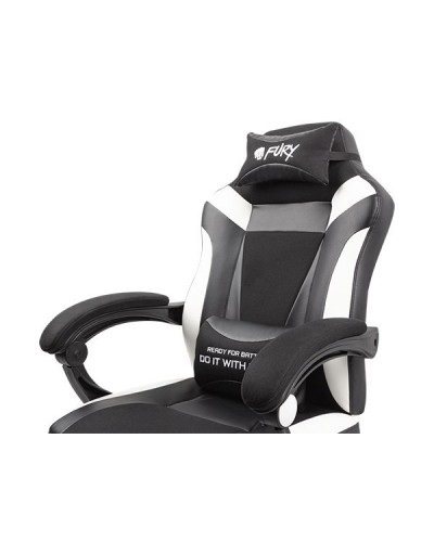 გეიმერული სავარძელი: FURY AVENGER M+ Gaming Chair Black/White