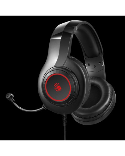 ყურსასმენი A4Tech-G220 BLOODY GAMING HEADPHONE AUX3.5+ USB BLACK