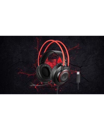 ყურსასმენი A4tech Bloody G200S Multi-color circular illumination Gaming Headset Black/Red