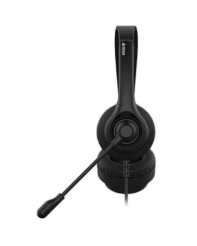 ყურსასმენი A4tech HU-8 Stereo, Headset, Wired, USB, Black