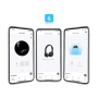 ყურსასმენი Edifier WH500WH, Headset, Wireless, Bluetooth, White