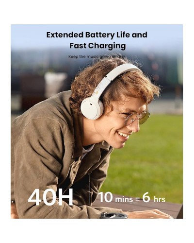 ყურსასმენი Edifier WH500WH, Headset, Wireless, Bluetooth, White