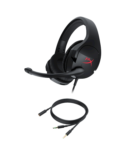 ყურსასმენი HyperX HX-HSCS-BK /EE Cloud Stinger Core, Gaming Headset, Wired, 3.5mm, Black/Red