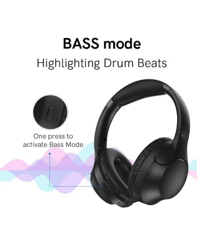 ყურსასმენი QCY H2 Bluetooth 5.3 ENC Call Noise Cancelling Black