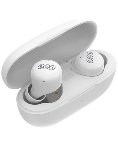 ყურსასმენი QCY T17, Headphones, Wireless, Bluetooth, White