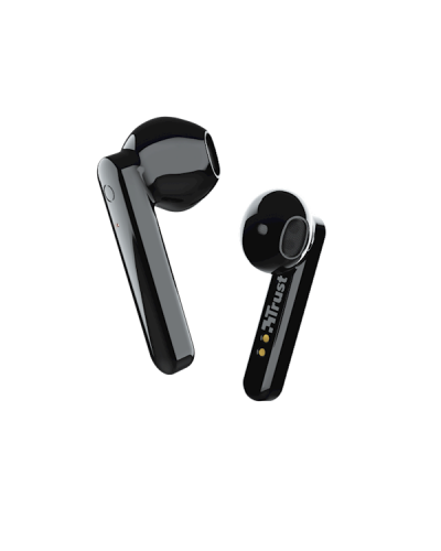ყურსასმენი: Trust Primo Touch Bluetooth Wireless Earphones Black - 23712