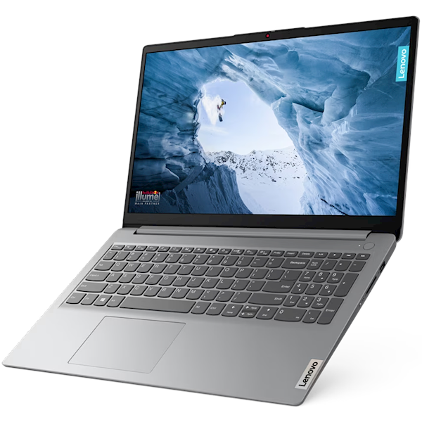 ნოუთბუქი Lenovo 82R400AERK Ideapad 1, 15.6", Ryzen 5-5500, 8GB, 512GB SSD, Integrated, Cloud Grey