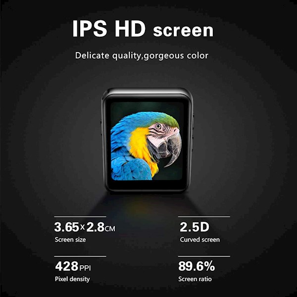 MP4 პლეერი Benjie BJ-D39, 1.8" LCD Screen, 16GB, MP4 Player, Black