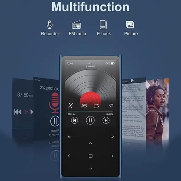 MP4 პლეერი Benjie BJ-W02 Mp3 32GB MP4 music Player