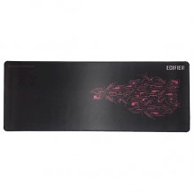 მაუსის პადი Edifier Mouse Pad, Gaming Pad, L, Black/Red