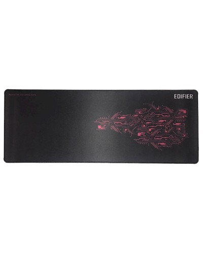 მაუსის პადი Edifier Mouse Pad, Gaming Pad, L, Black/Red