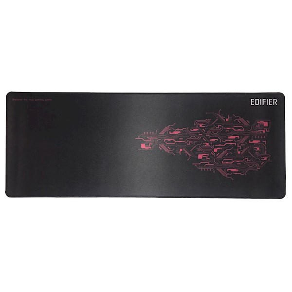 მაუსის პადი Edifier Mouse Pad, Gaming Pad, L, Black/Red