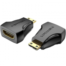 HDMI ადაპტერი VENTION AISB0 MINI HDMI MALE TO HDMI FEMALE ADAPTER