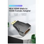 HDMI ადაპტერი VENTION AISB0 MINI HDMI MALE TO HDMI FEMALE ADAPTER