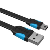 USB კაბელი VENTION VAS-A14-B150 CABLE FLAT USB 2.0 A