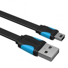 USB კაბელი VENTION VAS-A14-B150 CABLE FLAT USB 2.0 A