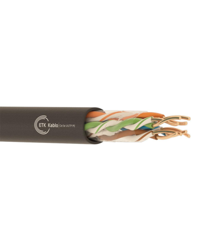 ქსელის კაბელი Etk kablo Cat 5e U/UTP 4x2x24 AWG PE-305M Cat5e UTP 24AWG 100%
