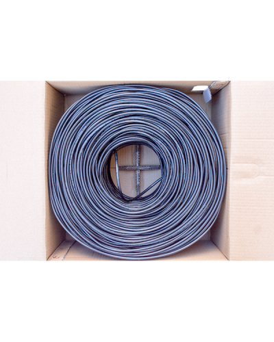 ქსელის კაბელი Nex NEX-5E-FTP-CCA-PE-305M, CAT5e, FTP, Patch Cord, 305m, Black
