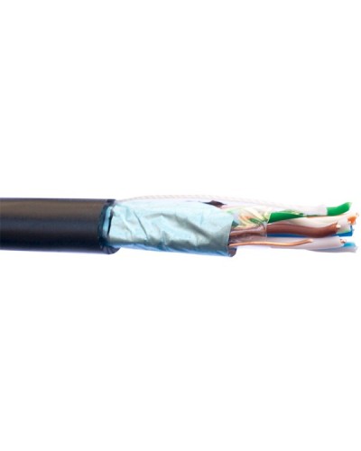 ქსელის კაბელი Nex NEX-5E-FTP-CCA-PE-305M, CAT5e, FTP, Patch Cord, 305m, Black