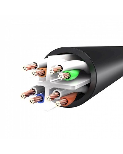 ქსელის კაბელი VENTION IBEBH Cat.6 UTP Patch Cable 2M Black