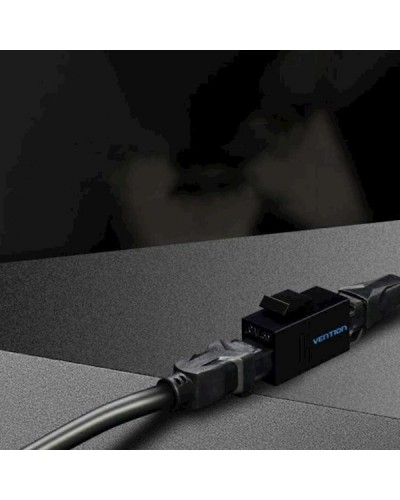კაბელის გადასაბმელი VENTION VDD-B07-B CAT5E UTP Modular Jack Black