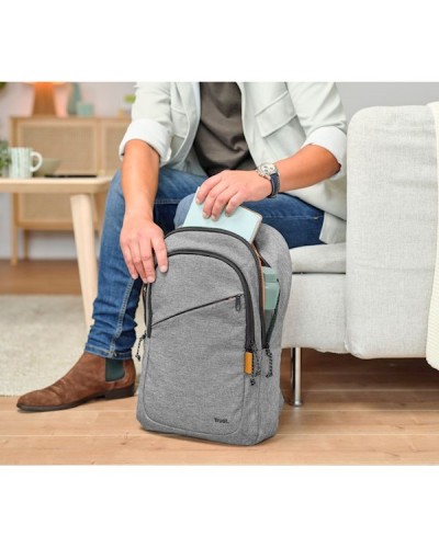 ნოუთბუქის ჩანთა Trust 24981 Avana, 16", Backpack, Grey