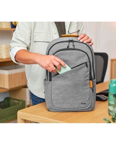 ნოუთბუქის ჩანთა Trust 24981 Avana, 16", Backpack, Grey