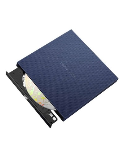 პორტატული DVD ჩამწერი UGREEN CM138 (40576) USB 2.0 Slim External USB DVD Optical Drive Read & Write Blue