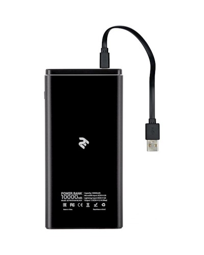 Power Bank 2E External Battery 10000mAh Black