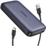 პორტატული დამტენი UGREEN PB178 (80749) Mini PD Fast Charging Power Bank, 10000mAh, USB-C, USB-A, Blue