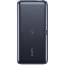 პორტატული დამტენი Aukey PB-WL02, 10000mAh, Type-C, USB-А, Power Bank, Black