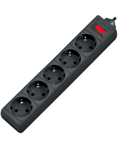 994862, DEFENDER ES, 5.0m  Surge Protector, 10A,5 Sockets