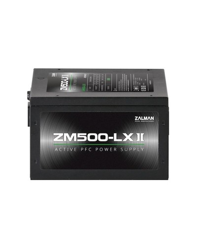 კვების ბლოკი Zalman ZM500-LXII Power supply (500W) PSU, 500W, Active PFC, 85%, 200-240V, EU.
